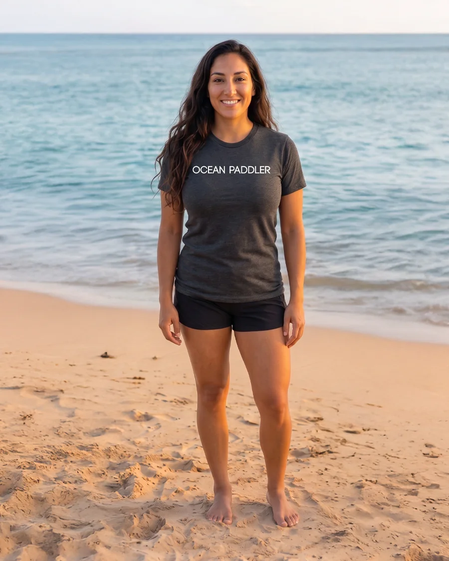 Fly The Ama Shirt Logos Huli Just Flip It CHARCOAL FRONT MODEL