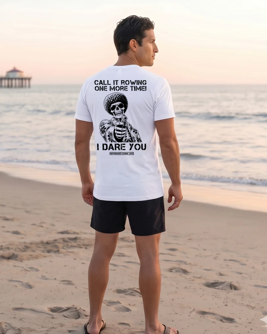 Fly The Ama Shirt Logos I Dare You WHITE BACK MODEL