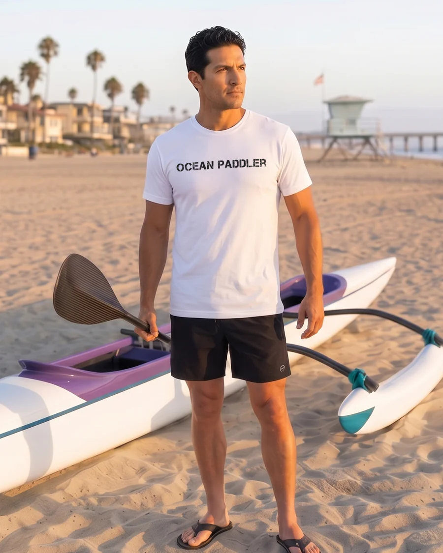 Fly The Ama Shirt Logos I Dare You WHITE FRONT MODEL