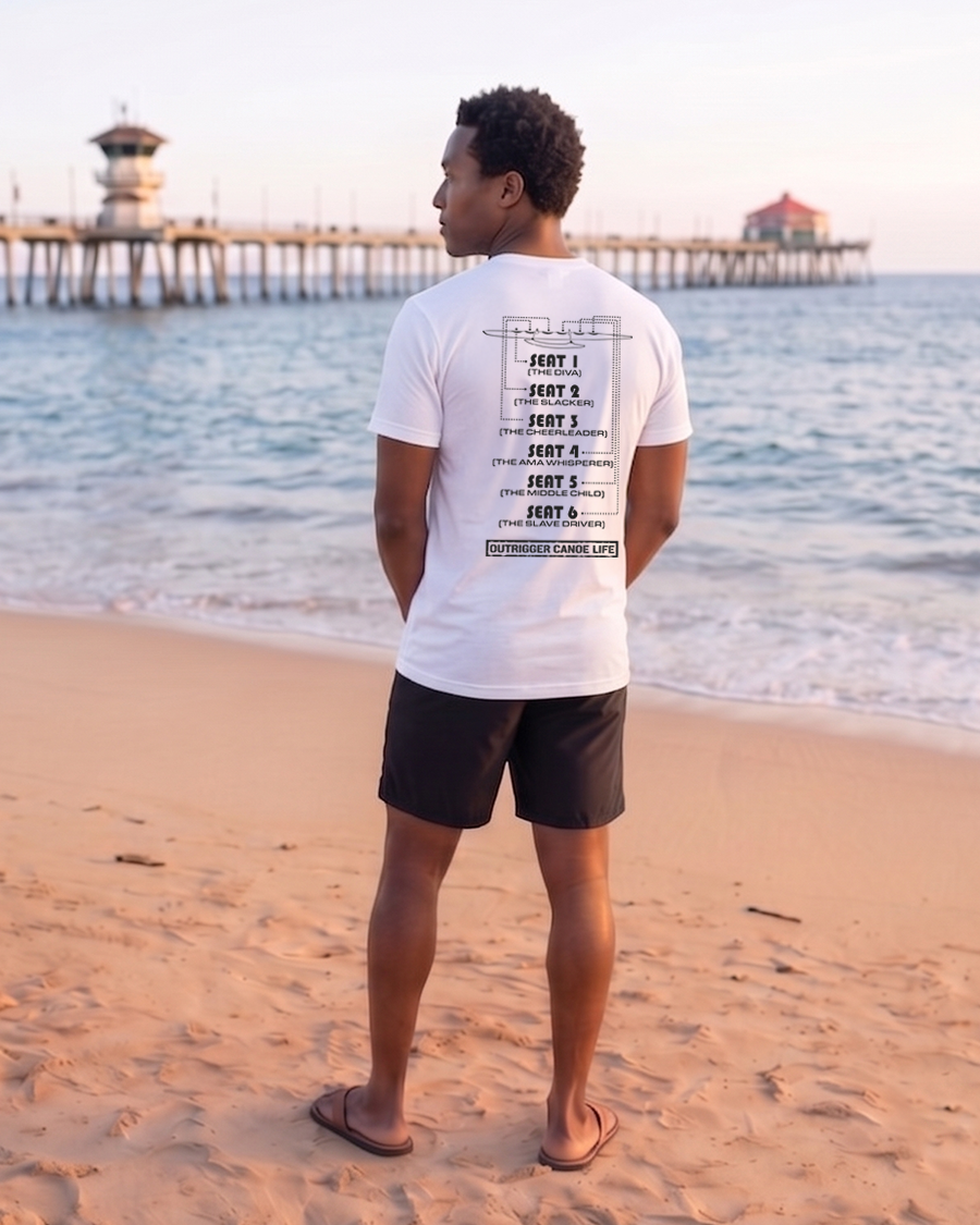 Fly The Ama Shirt Logos Seat Numbers WHITE BACK MODEL