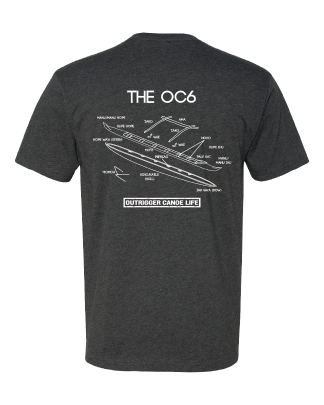 Fly The Ama Shirt Logos The OC6 CHARCOAL BACK Fly The Ama Shirt Logos The OC6 CHARCOAL BACK